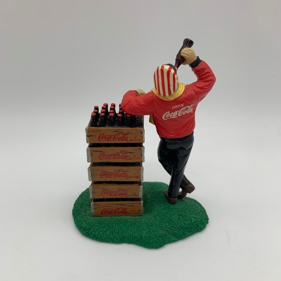 Vintage 1999 Coca-Cola Retro Delivery Man Old Fashioned Clock Figurine - Picture 4 of 13